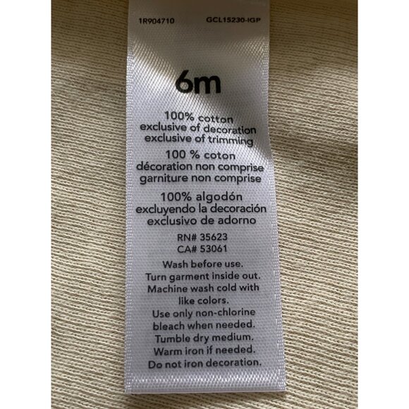 Carters Baby Girls "Full Of Thanks" Bodysuit & Legging Set With Tulle Skirt 6M - Picture 9 of 12